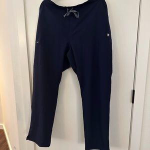 NWT! Figs Yola Skinny Scrub Pants- XL Navy